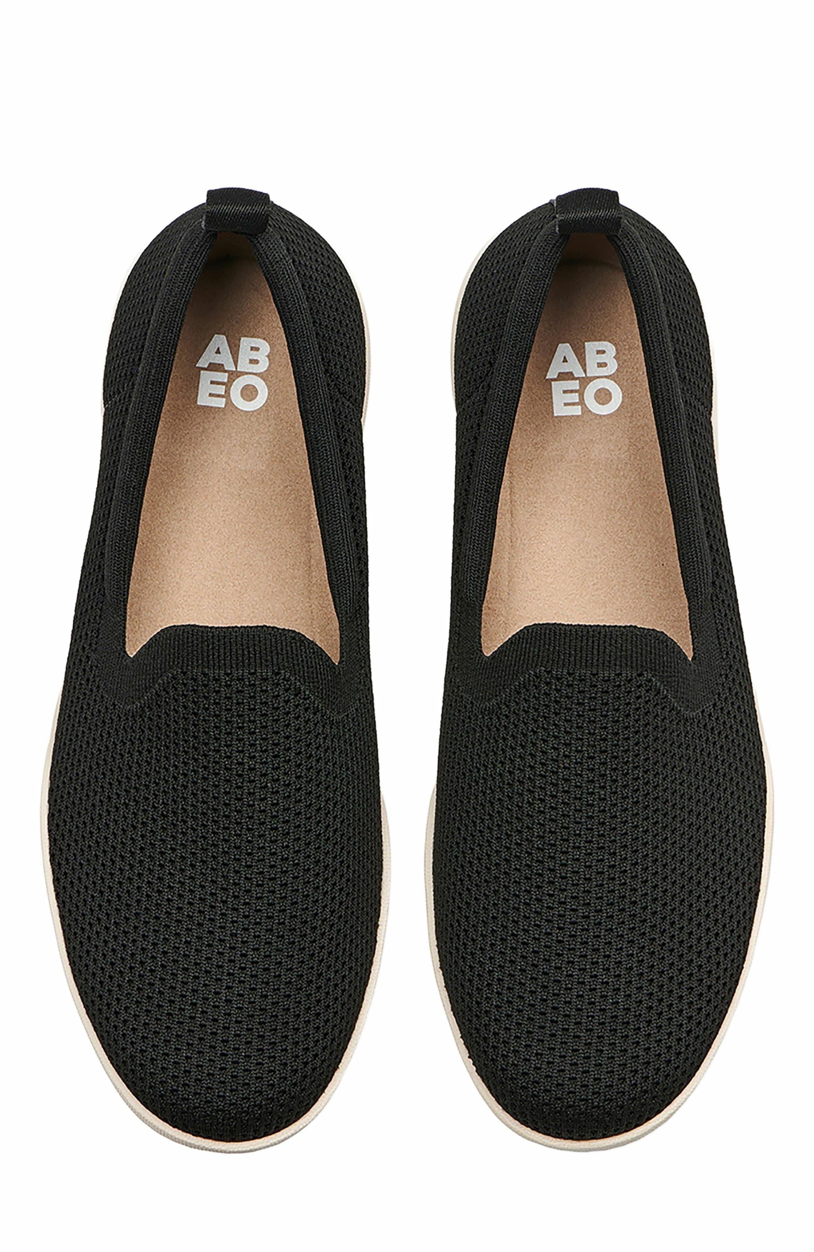 ABEO Encore Knit Slip On, Alternate, color, Black - Metatarsal