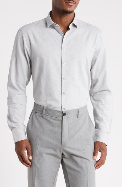 Soft Flannel Button-Up Shirt