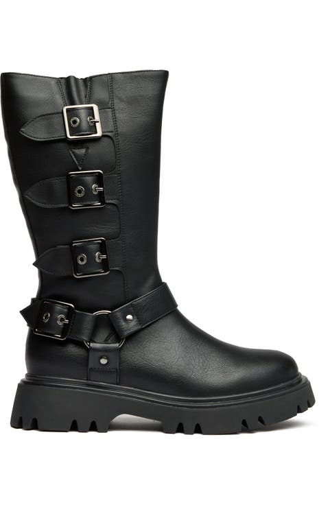 Cosmic Biker Boots
