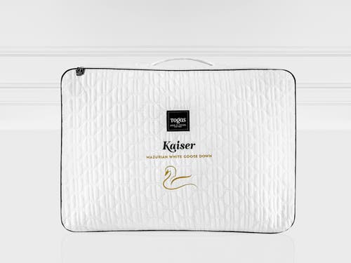 Togas Kaiser Mazurian Goose Down Comforter In White