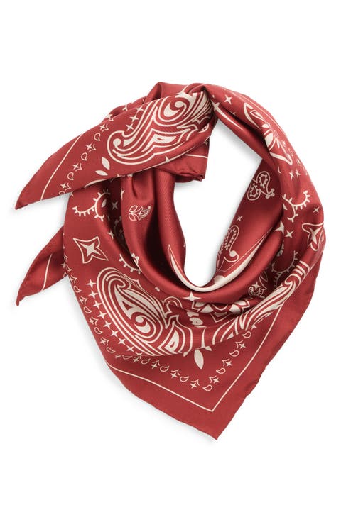 Paisley Silk Bandana