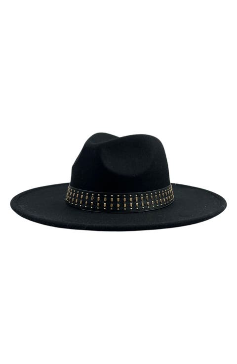 Wide Brim Felt Panama Hat