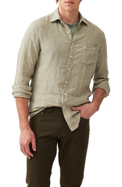 Coromandel Button-Up Linen Shirt