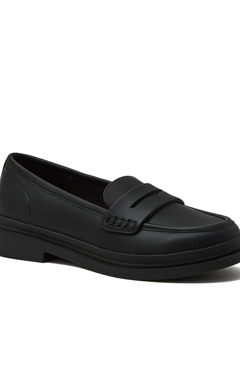 All Weather Slip On Penny Loafers