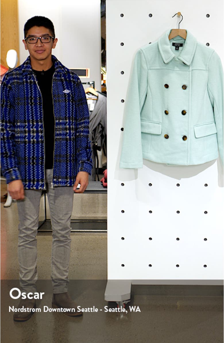 x Atlantic-Pacific Short Double Breasted Coat, sales video thumbnail