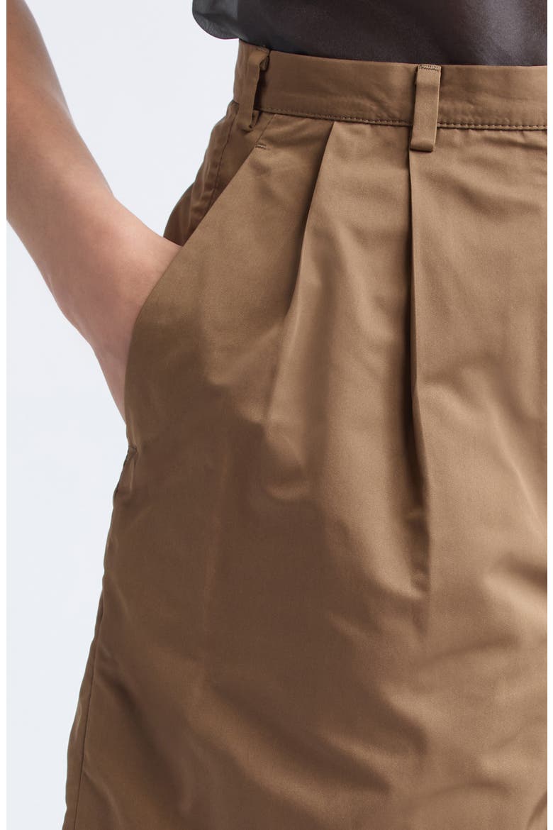 Pleated Radzmir Bermuda Shorts, Alternate, color, CHOCOLATE PLUM