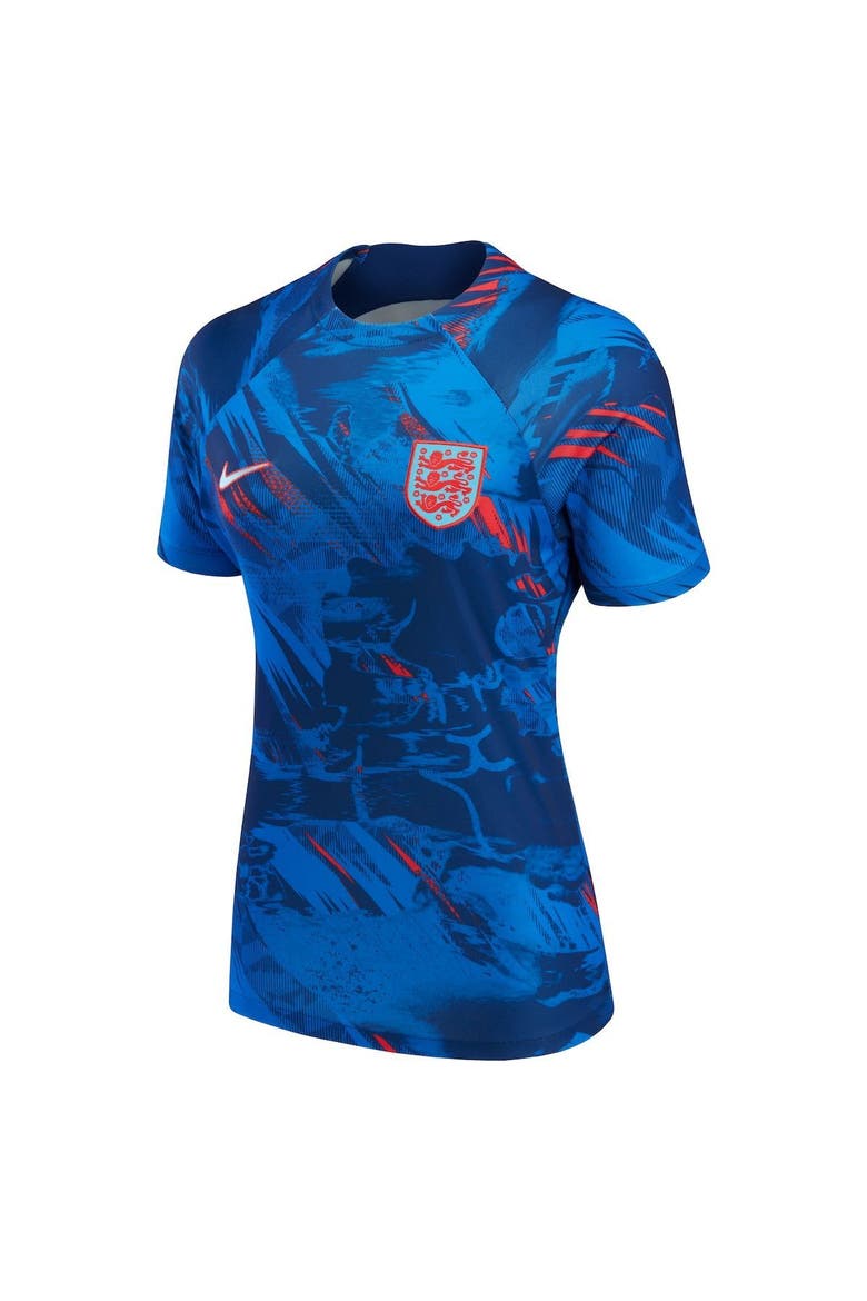 Women's Nike Blue England National Team 2022 Pre-Match Top, Alternate, color, Blue