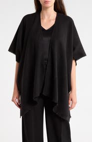 Vince Camuto Feather Soft Textured Woven Ruana