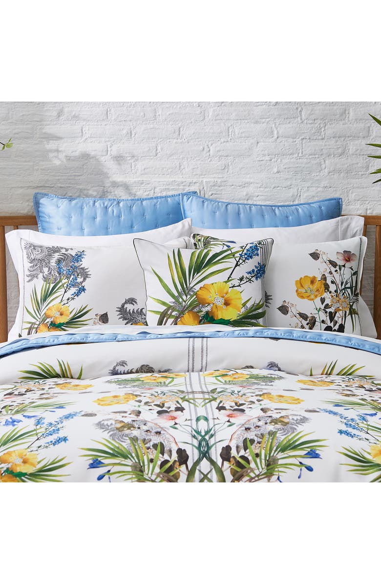 Ted Baker London Royal Palm Comforter & Sham Set, Alternate, color, 
