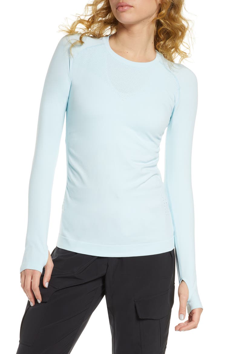 Move Seamless T-Shirt, Main, color, BLUE GLOW