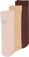 NORDSTROM RACK Assorted 3-Pack Sheer Anklet Socks