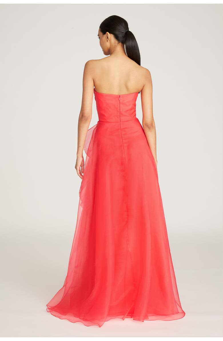 Theia Teresa Strapless Draped Gown, Alternate, color, #N/A