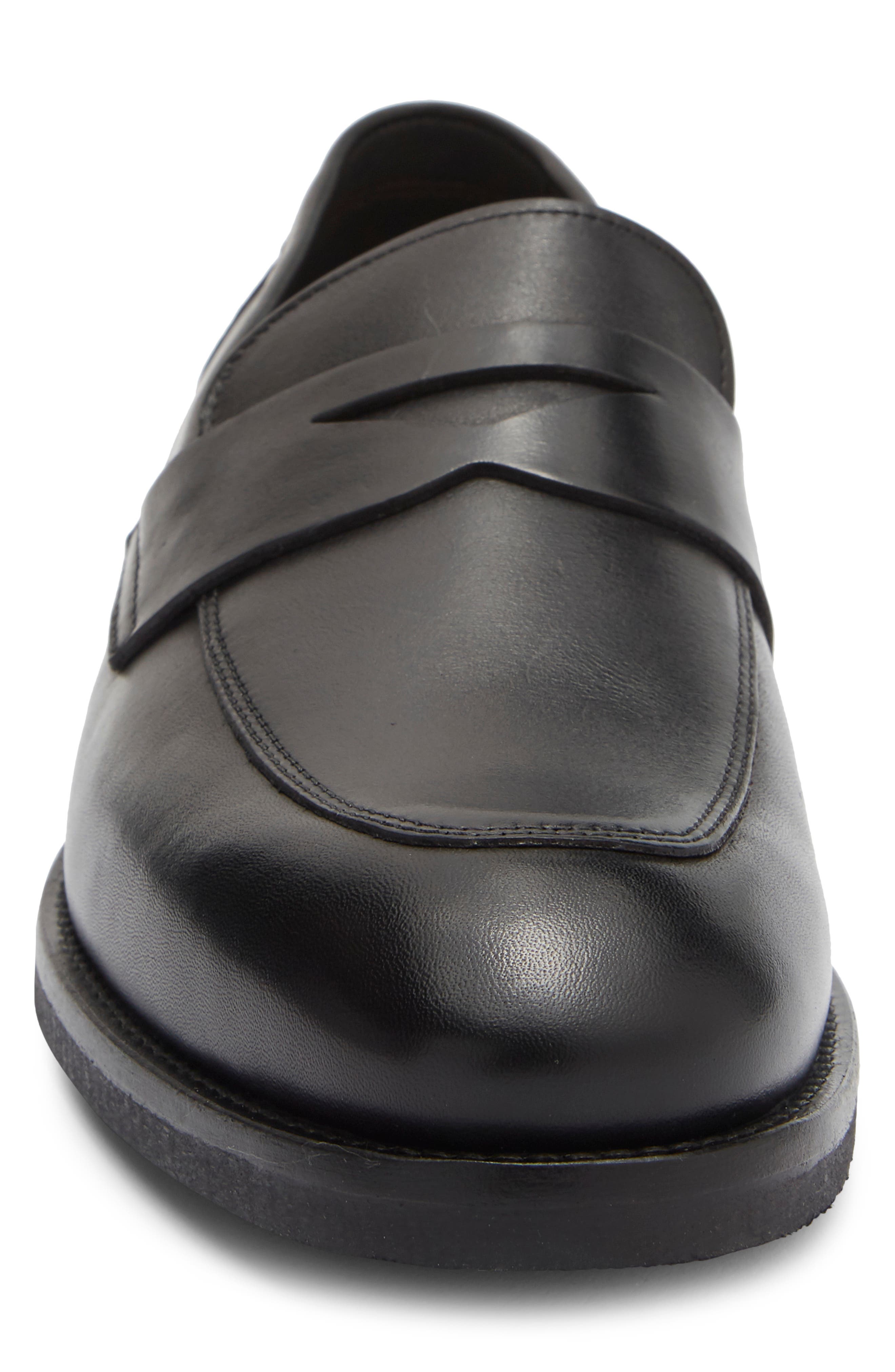 Matthew Penny Loafer, Alternate, color, BLACK