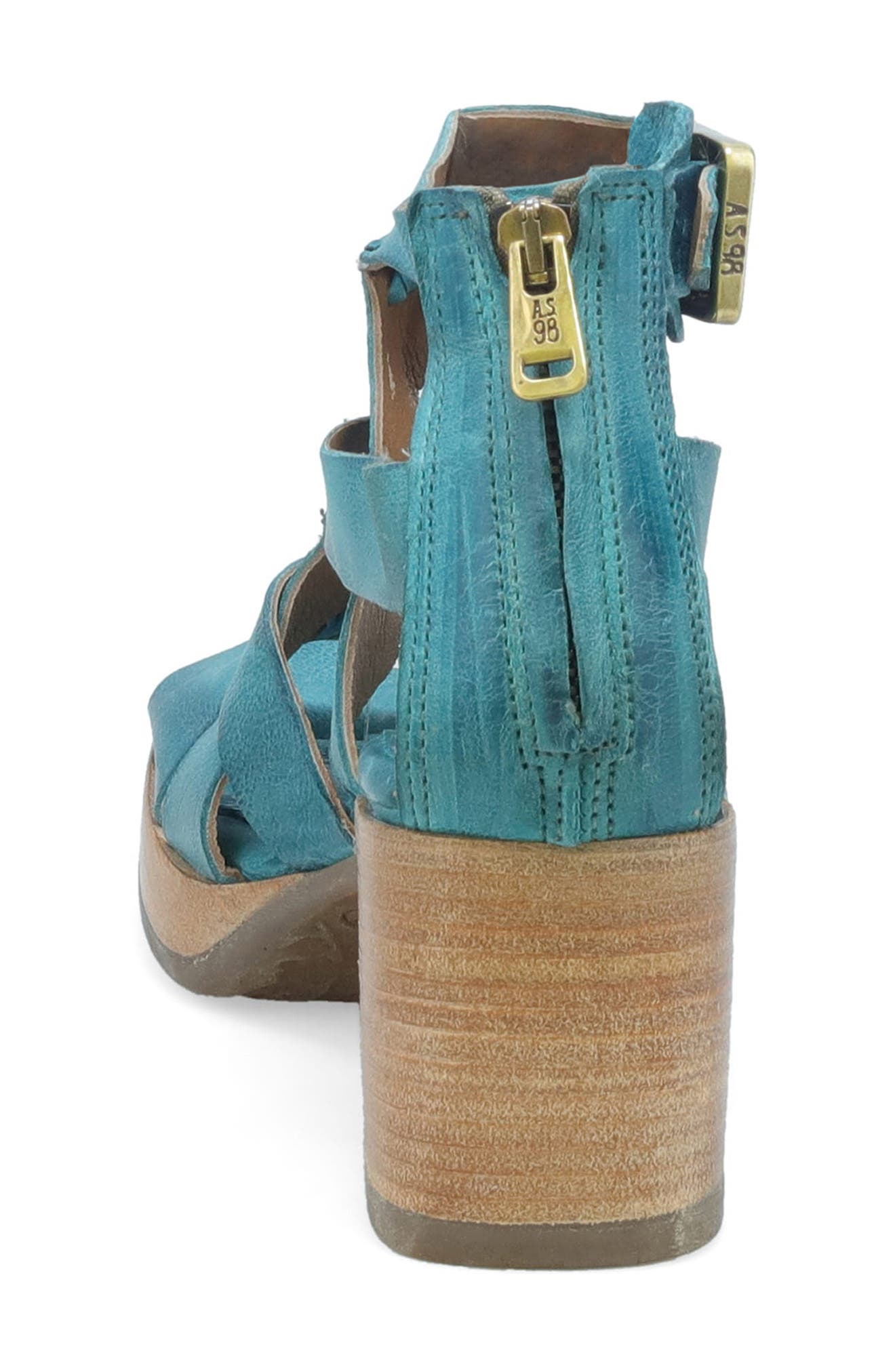 Alfred Ankle Strap Sandal, Alternate, color, EMERALD