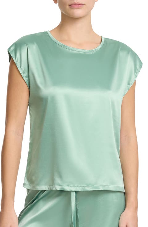 Satin Sleep Top