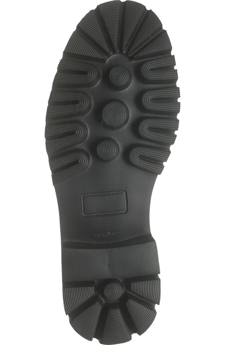 Moschino Logo Patent Combat Boot, Alternate, color,