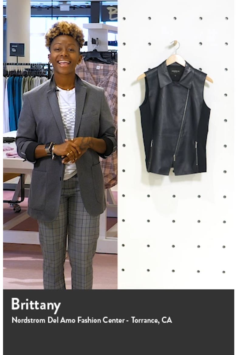 Nevaeh Leather Moto Vest video
