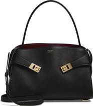 FERRAGAMO Small Hug Leather Shoulder Bag