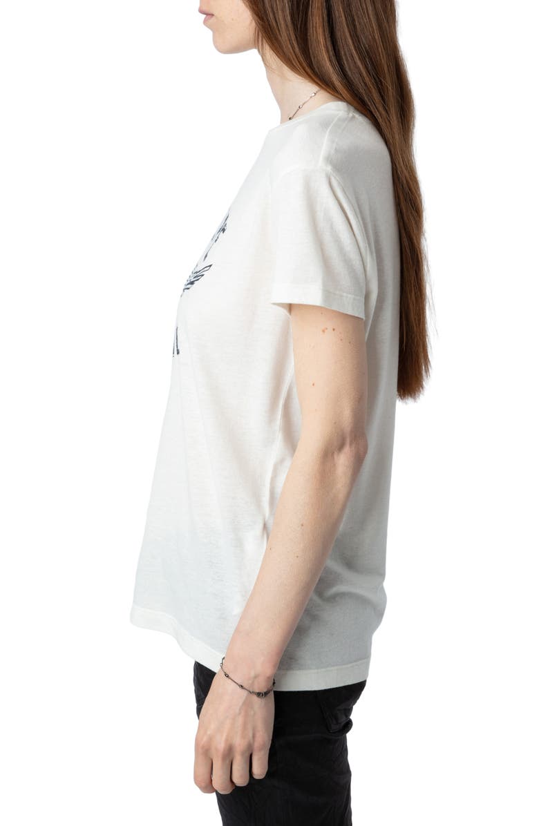 Zadig & Voltaire Walk Voltaire Wings Graphic T-Shirt, Alternate, color, 
