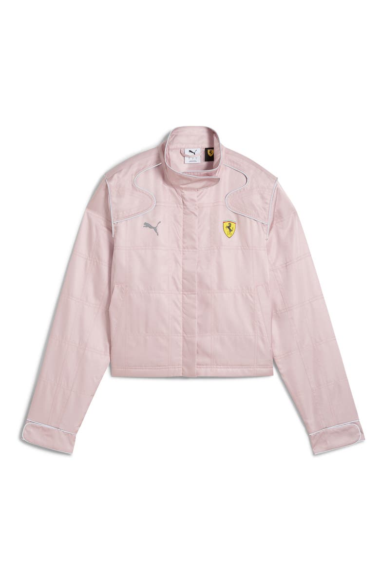 PUMA Ferrari Premium Racing Jacket, Alternate, color, Mauve Mist