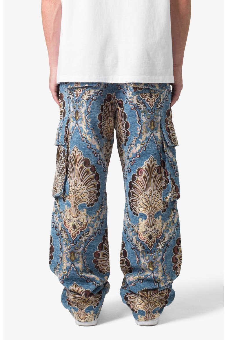 Ultra Baggy Jacquard Cargo Pants, Alternate, color, BLUE MULTI FLORAL