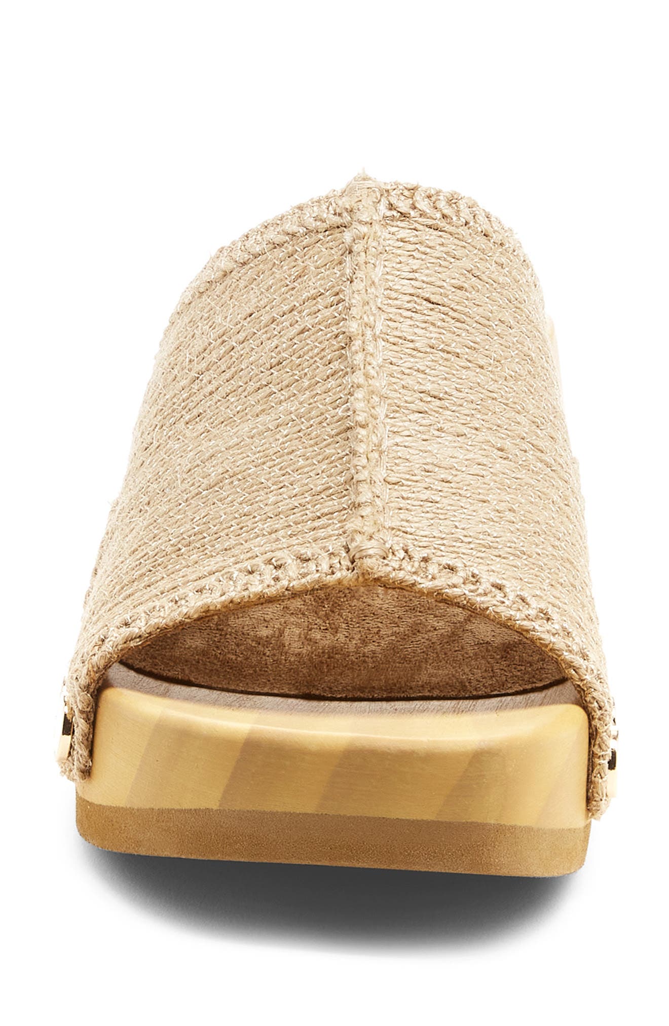 Kelsi Dagger Brooklyn June Jute Platform Slide Sandal, Alternate, color, Natural