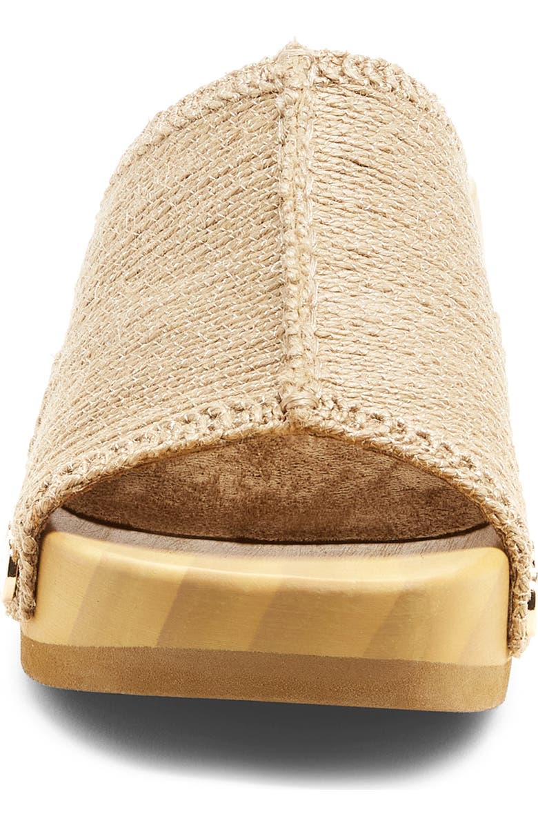 Kelsi Dagger Brooklyn June Jute Platform Slide Sandal, Alternate, color, Natural