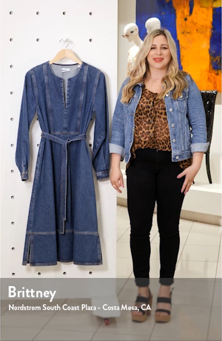 Denim A-Line Dress, sales video thumbnail