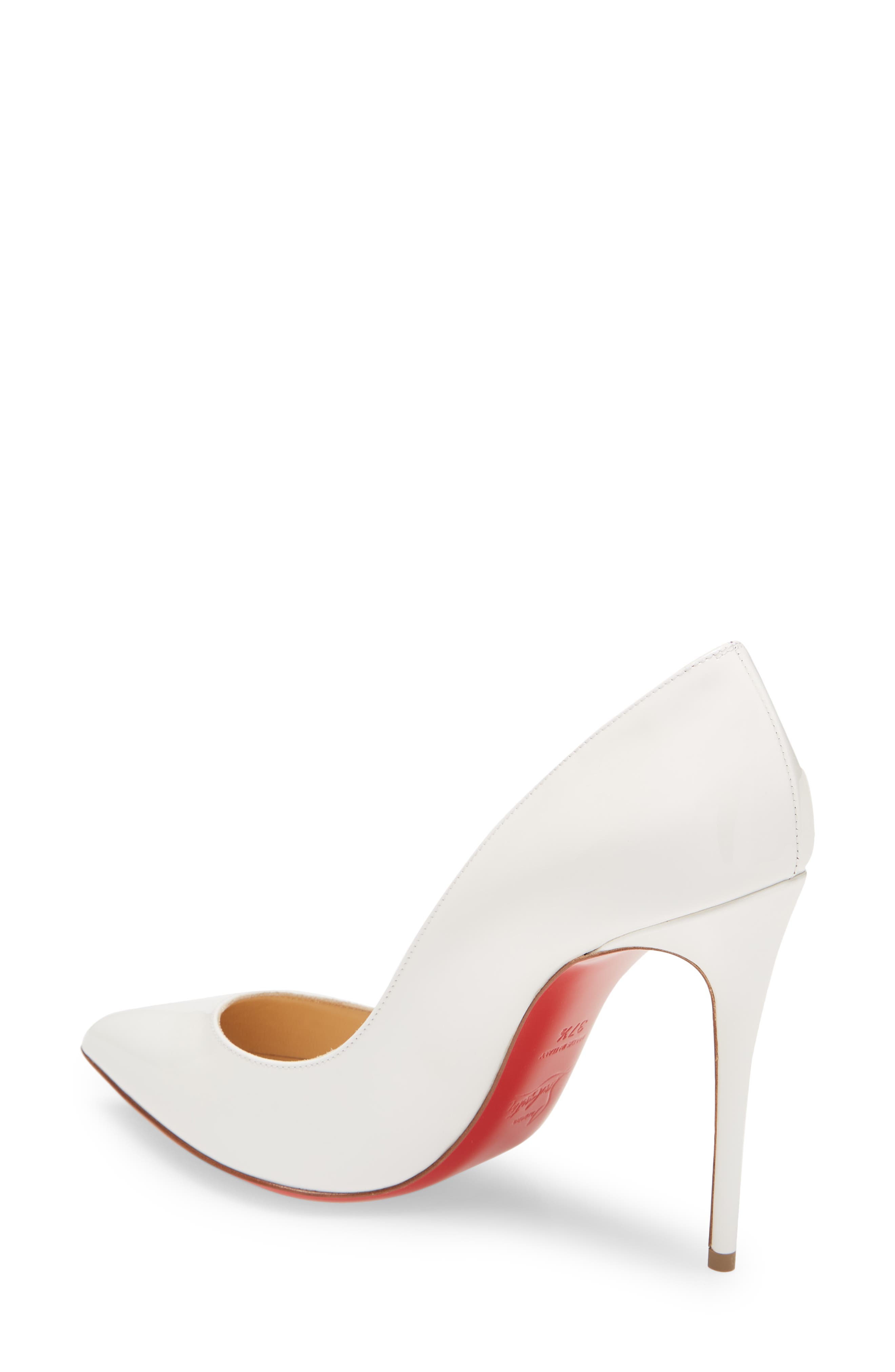 Pigalle Follies Pointed Toe Pump, Alternate, color, BIANCO