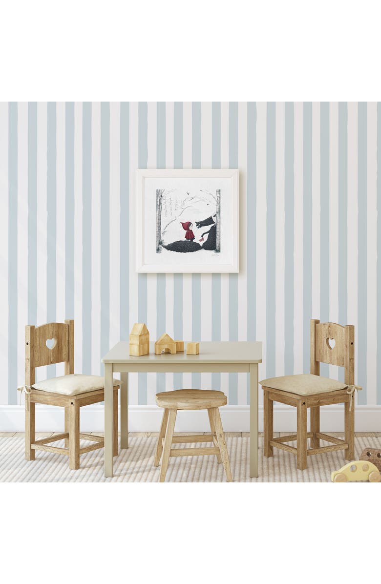 Ramus & Co Little Red Riding Hood Framed Museum Quality 12" x 12" Art Print, Alternate, color, Multicolored