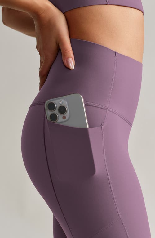 Rhone Revive 7/8 Legging In Dark Plum In Purple