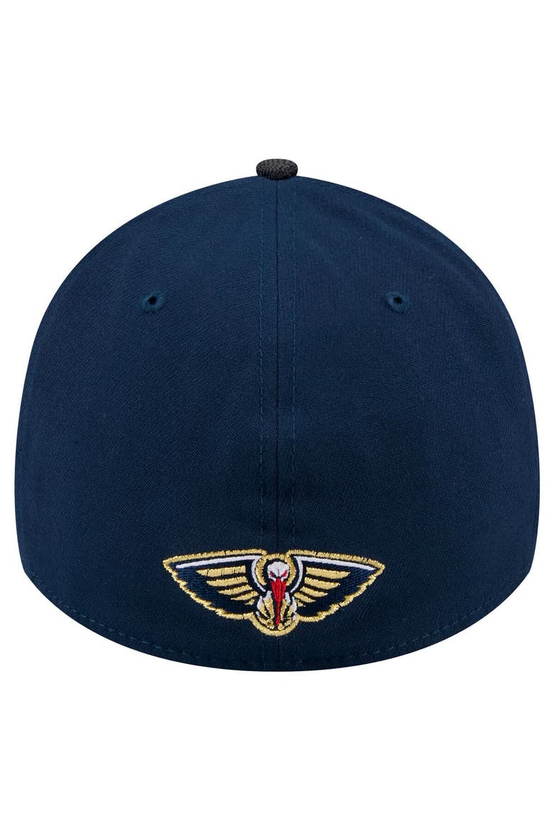 Men's New Era Navy New Orleans Pelicans Sport Night 39THIRTY Flex Hat, Alternate, color, Navy