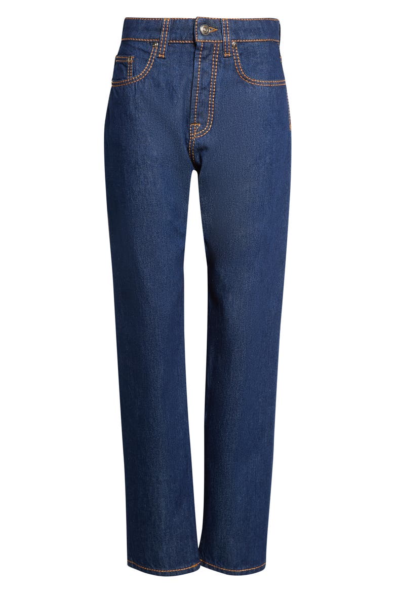 Straight Leg Jeans, Main, color, BLUE