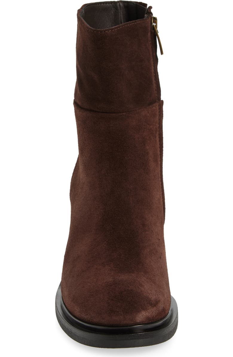 Cordani Brennen Genuine Suede Block Heel Bootie, Alternate, color, Camoscio Tmoro