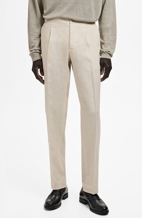 Slarerni Slim Fit Linen Pants