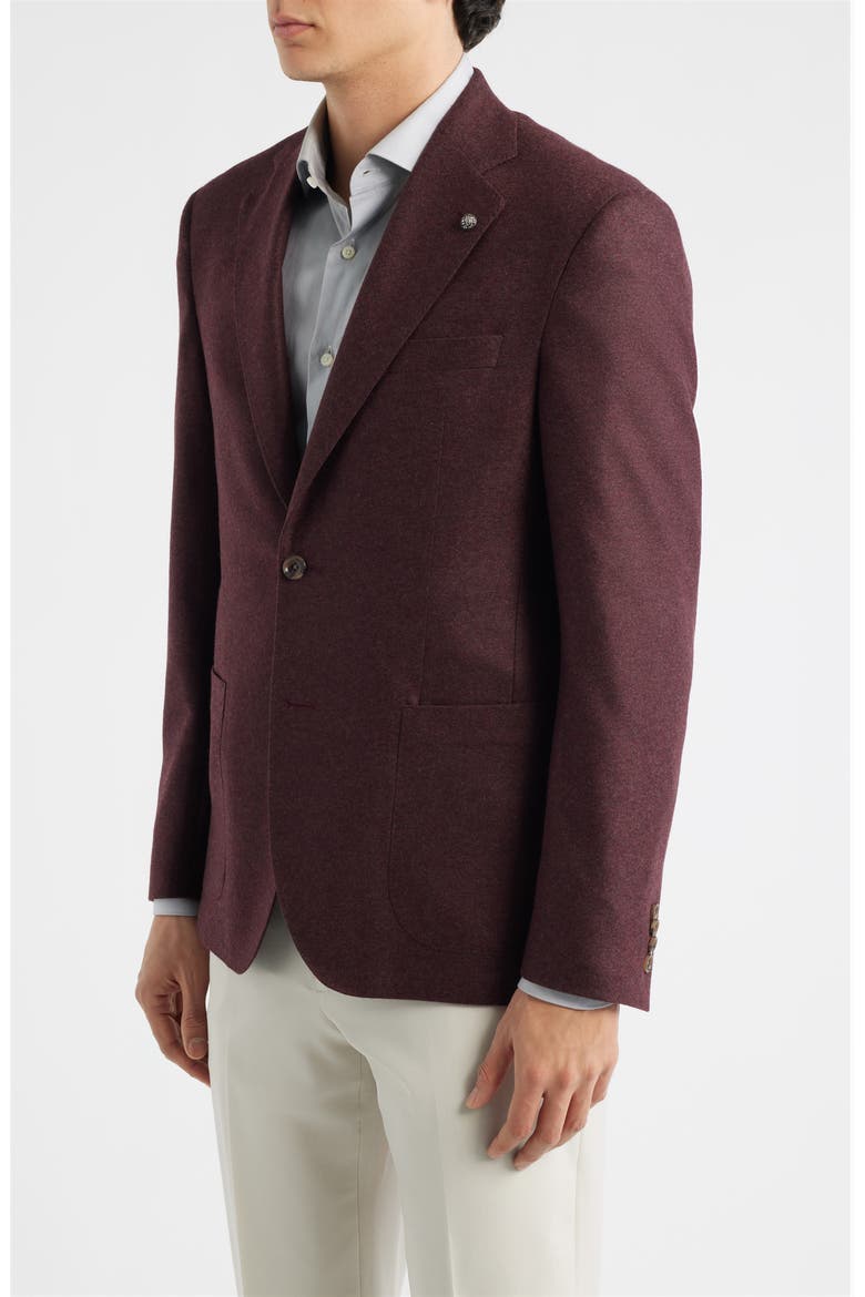 Darwin Burgundy COMFORTWEAR™ Knit Cashmere Sport Coat, Alternate, color, BURGUNDY