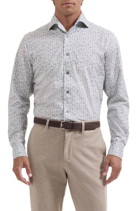 Devon OoohCotton® Print Button-Up Shirt