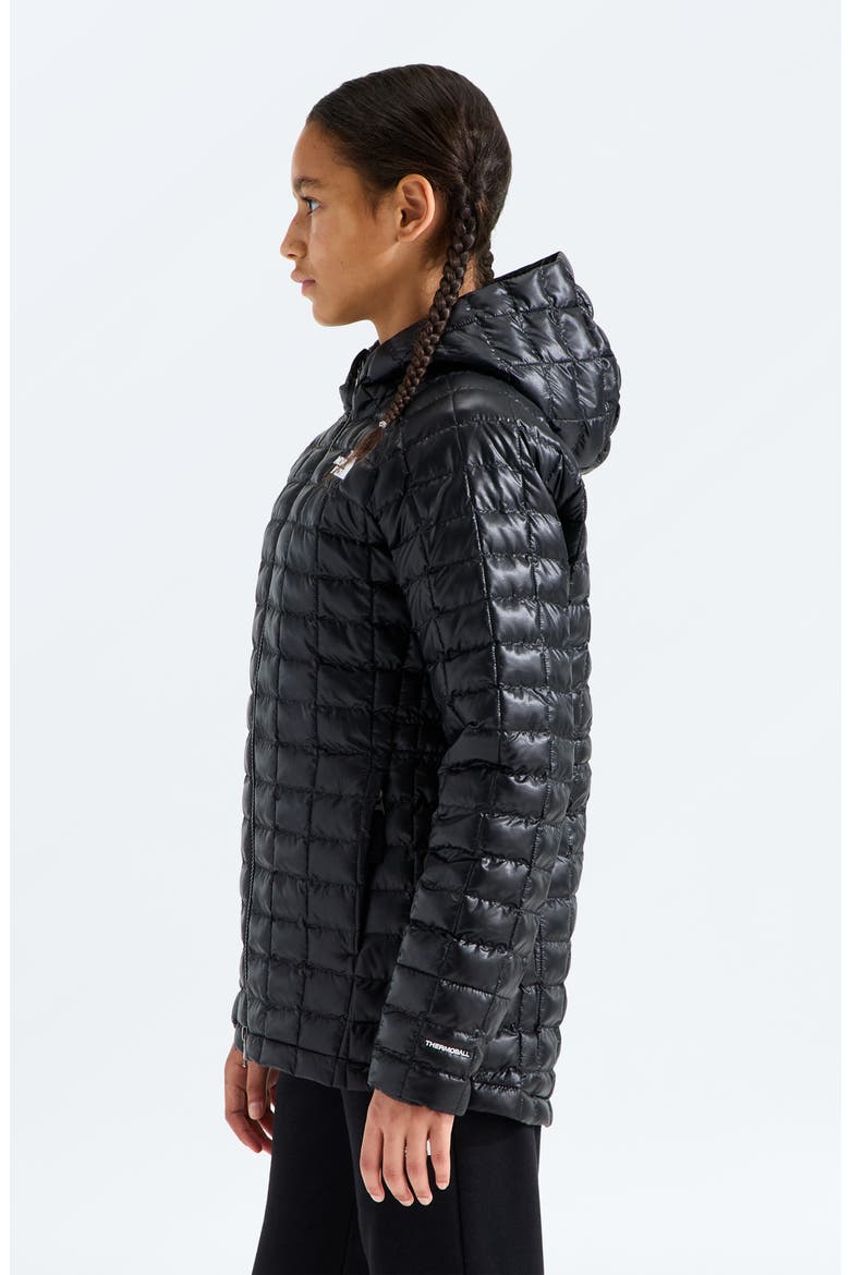 Kids' ThermoBall™ Eco Hooded Jacket, Alternate, color, TNF BLACK/ TNF BLACK