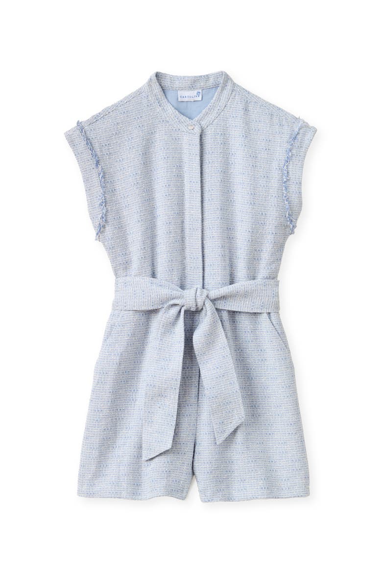 Cartolina Marin Romper, Main, color, Blue Mist