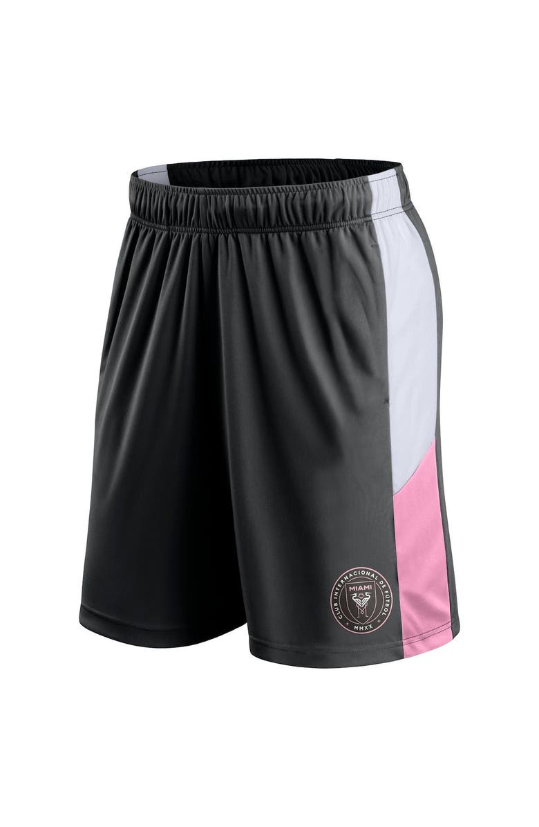 FANATICS Men's Fanatics Branded Black Inter Miami CF Prep Squad Shorts, Alternate, color, 