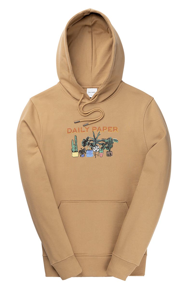 DAILY PAPER Holman Cotton Fleece Graphic Hoodie, Main, color,