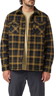 O'Neill Traveler Plaid Cotton Blend Shirt Jacket