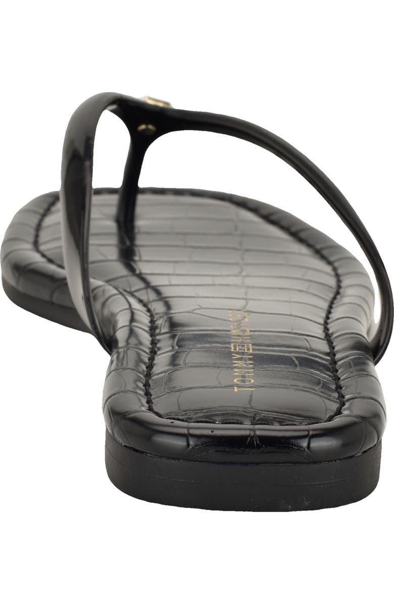 Tommy Hilfiger Vela Flip Flop, Alternate, color, Black