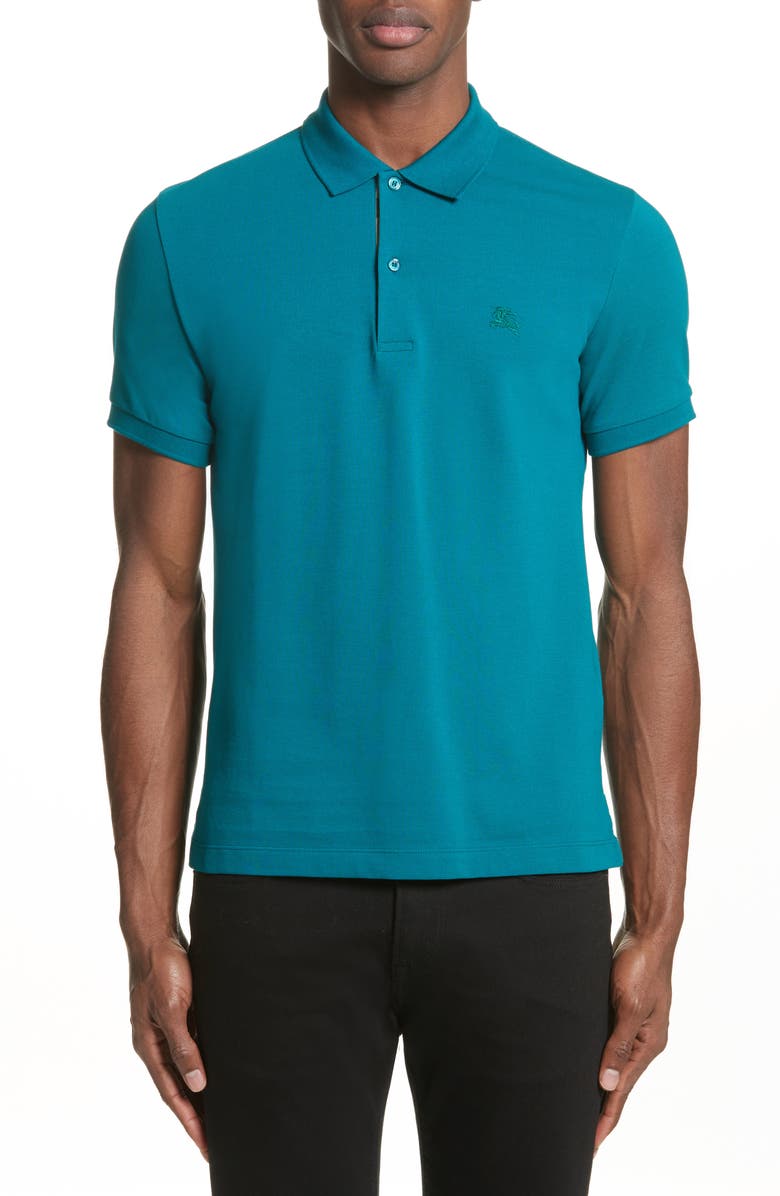 Burberry Piqué Polo, Main, color, 