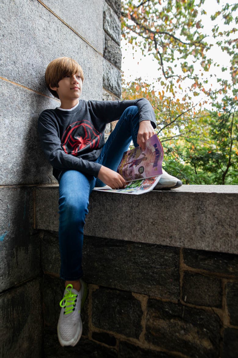 Spider-Man 2-Piece Long Sleeve T-Shirts, Alternate, color, Grey Black Miles