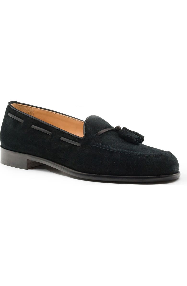 Zelli Italia Franco Tassel Loafer, Main, color, Black