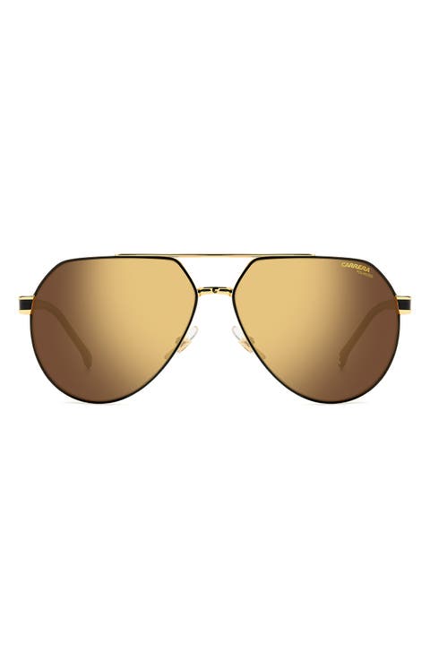 1067/S 62mm Polarized Navigator Aviator Sunglasses