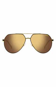 1067/S 62mm Polarized Navigator Aviator Sunglasses
