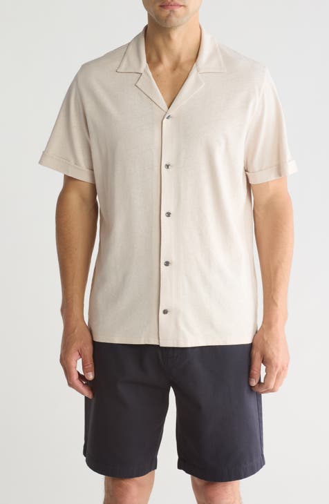 Franklin Linen & Cotton Camp Shirt