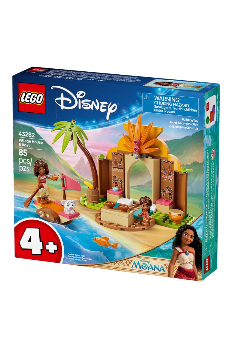 Disney Moana Village House & Boat LEGO Kit 43282, Alternate, color, MULTI